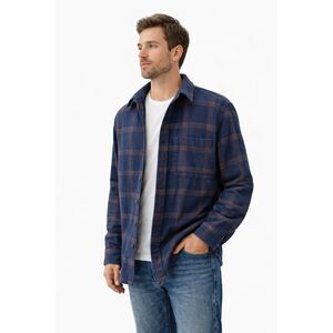 Madewell Heavyweight Plaid Flannel Shirt Jacket Easy Fit Cotton Workwear Size S